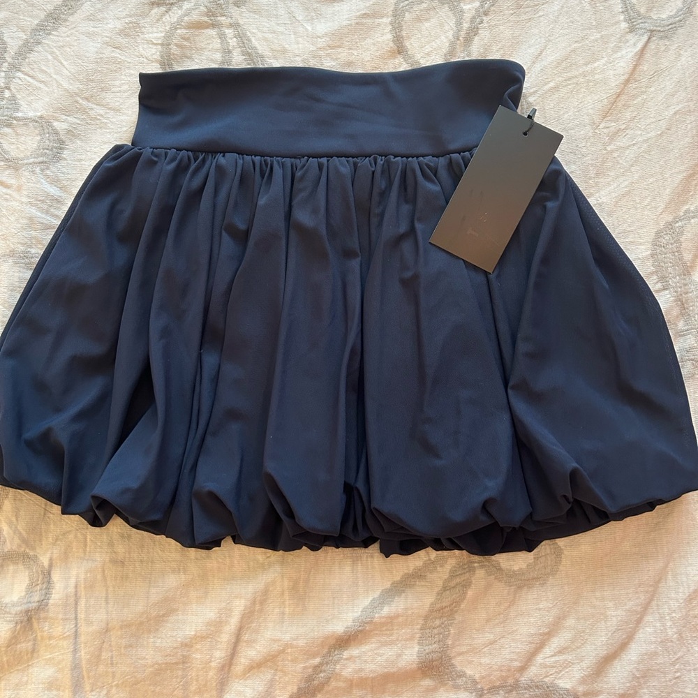 Thrive Navy Tennis Bubble Skirt